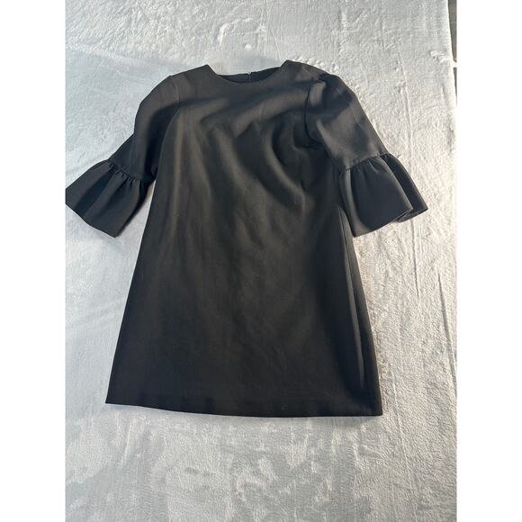 Zara Woman Bell Sleeve Shift Dress – Black – Size S - Picture 7 of 7